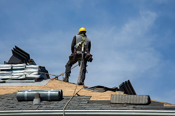 Professional Roof Installation technician working in Byesville, OH